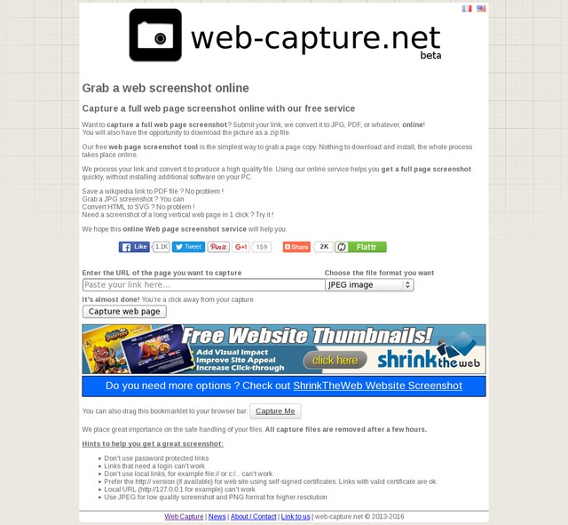 وب سایت web-capture.net